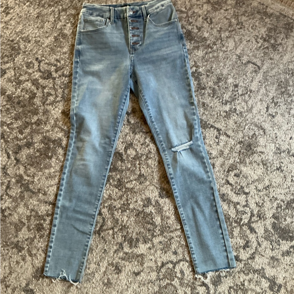 Express Light Blue Skinny Jeans